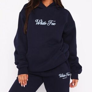 White Fox Boutique Dark Blue Hoodie